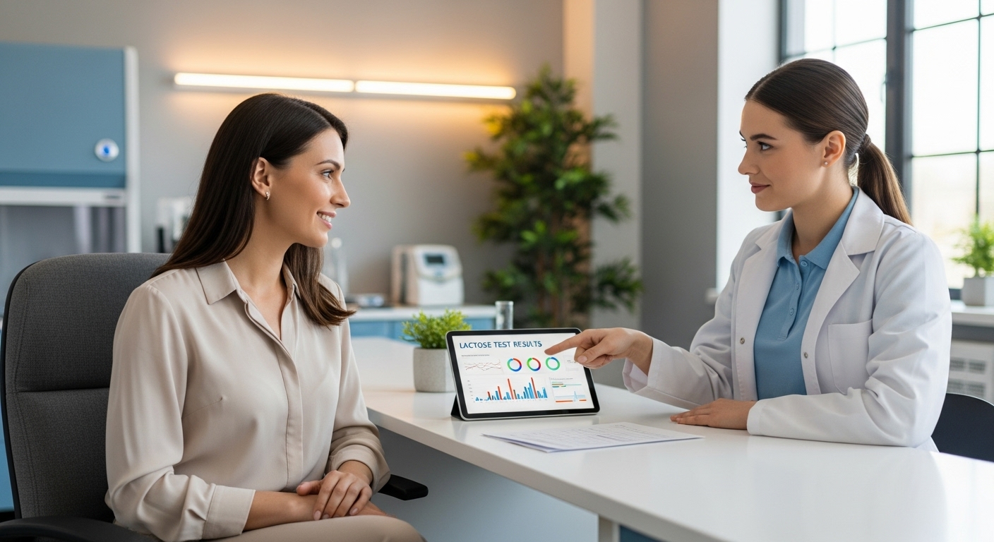 Exame de intolerância a lactose