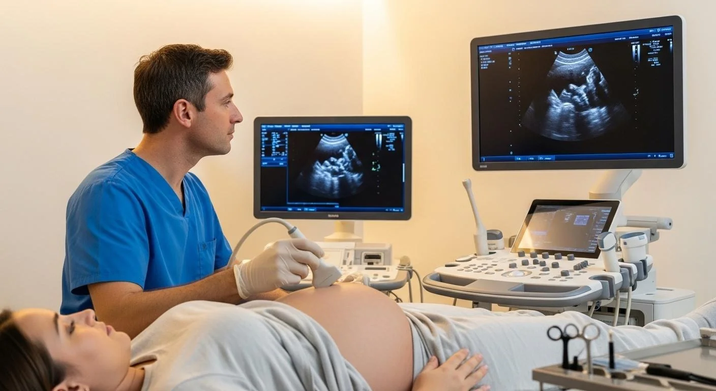 Como é feito ecocardiograma fetal