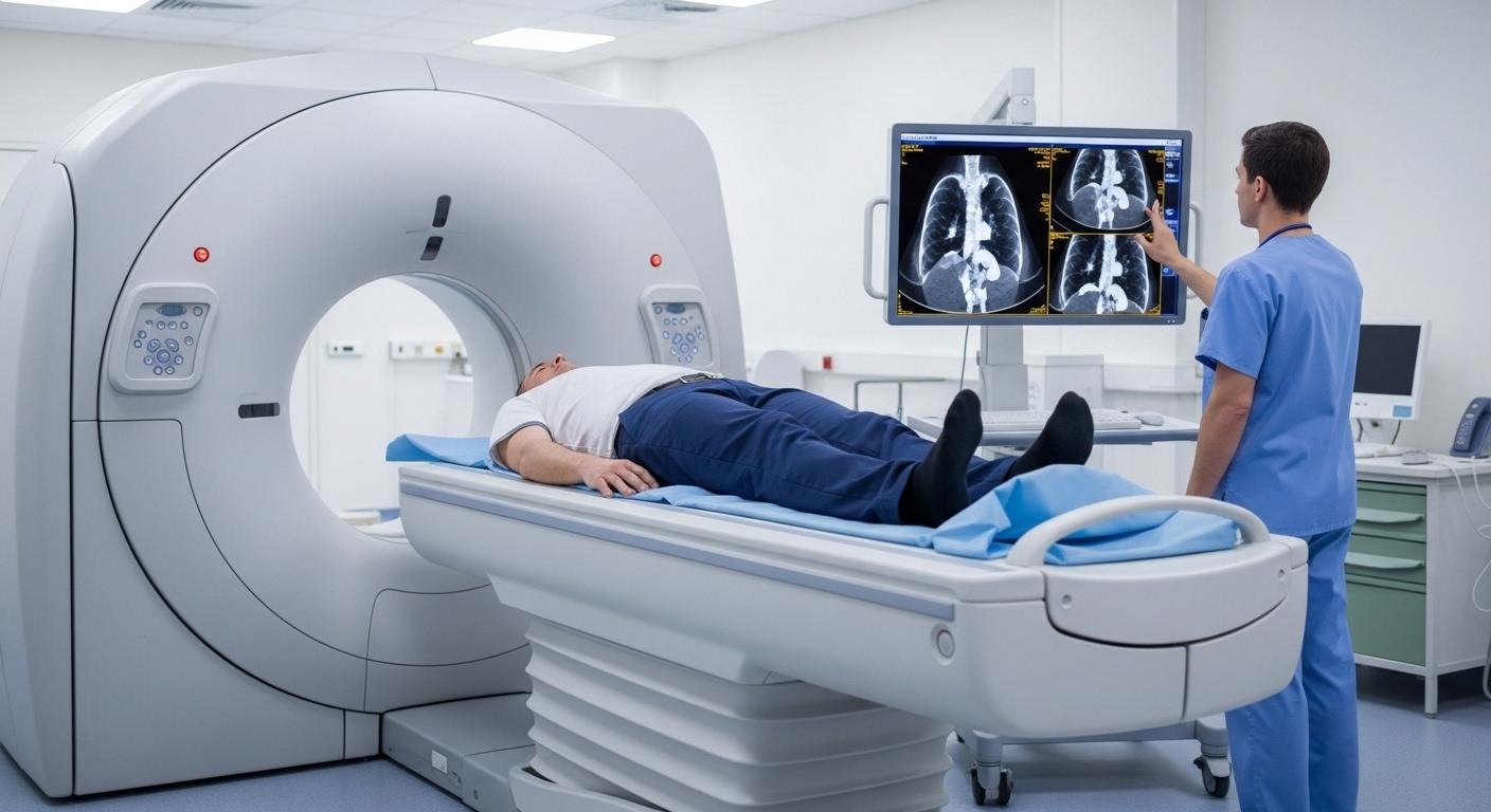 Tomografia de tórax: exame essencial para diagnóstico pulmonar!